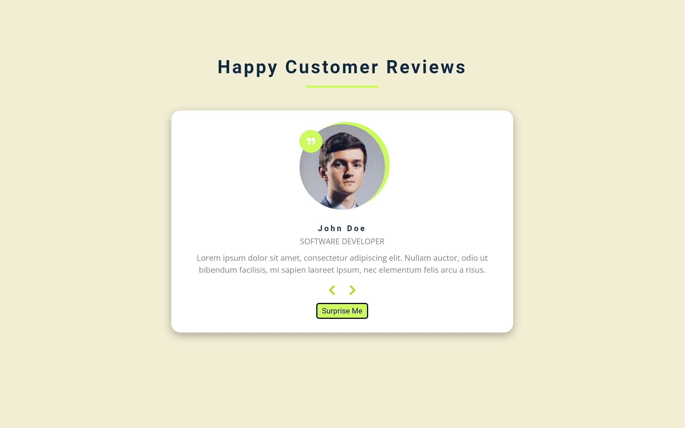 Creating a Responsive Sliding Reviews Card in HTML, CSS & JavaScript