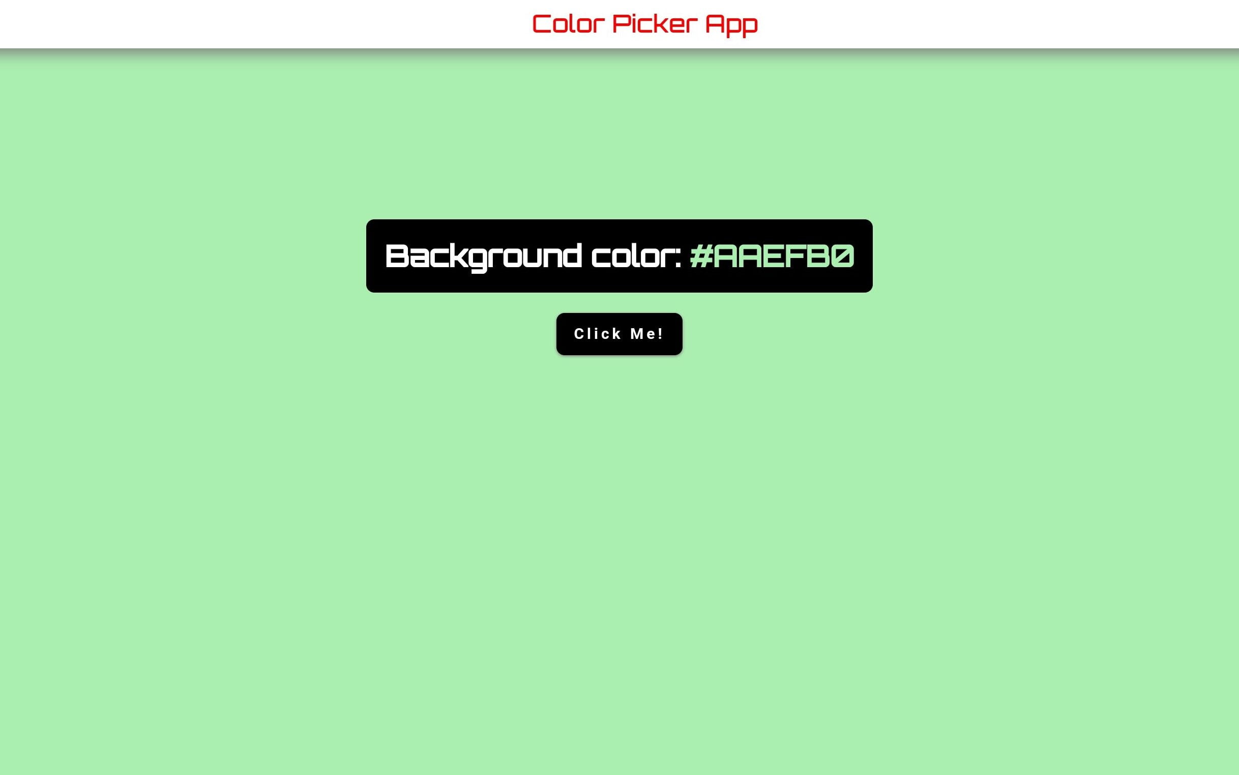 Create a Random Color Picker Tool in Javascript, HTML & CSS