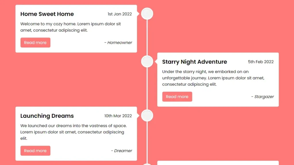 How to Create a Responsive Vertical Timeline