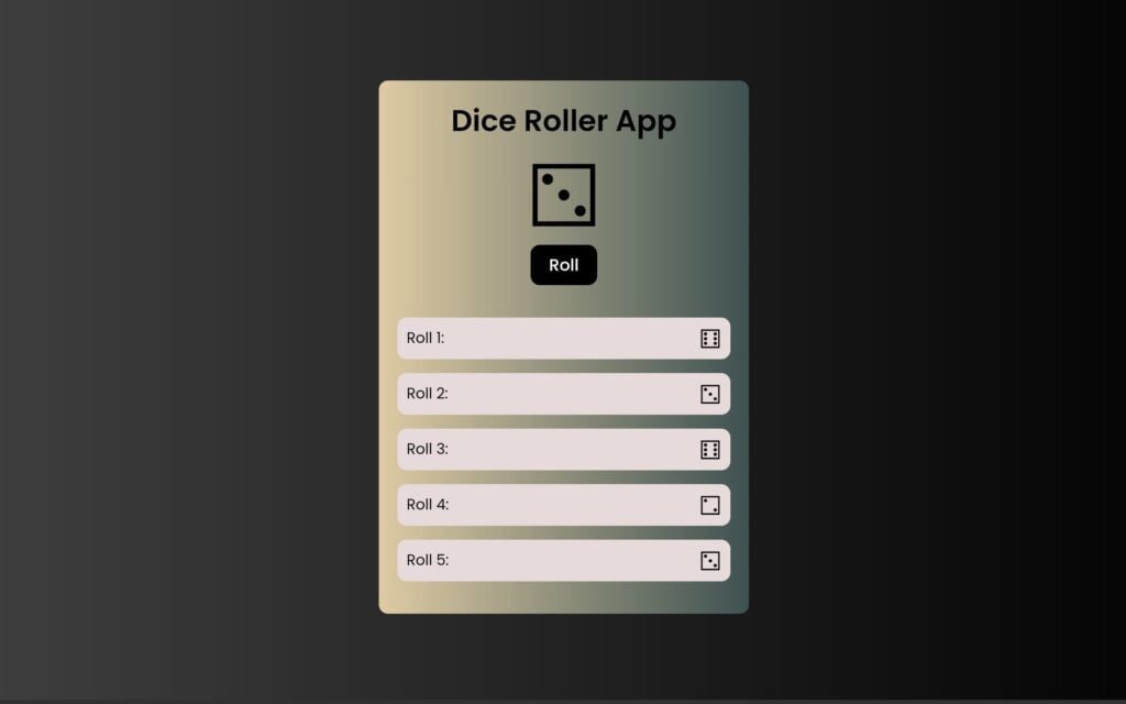 4 Steps to Create a Dice Roller Tool using Javascript