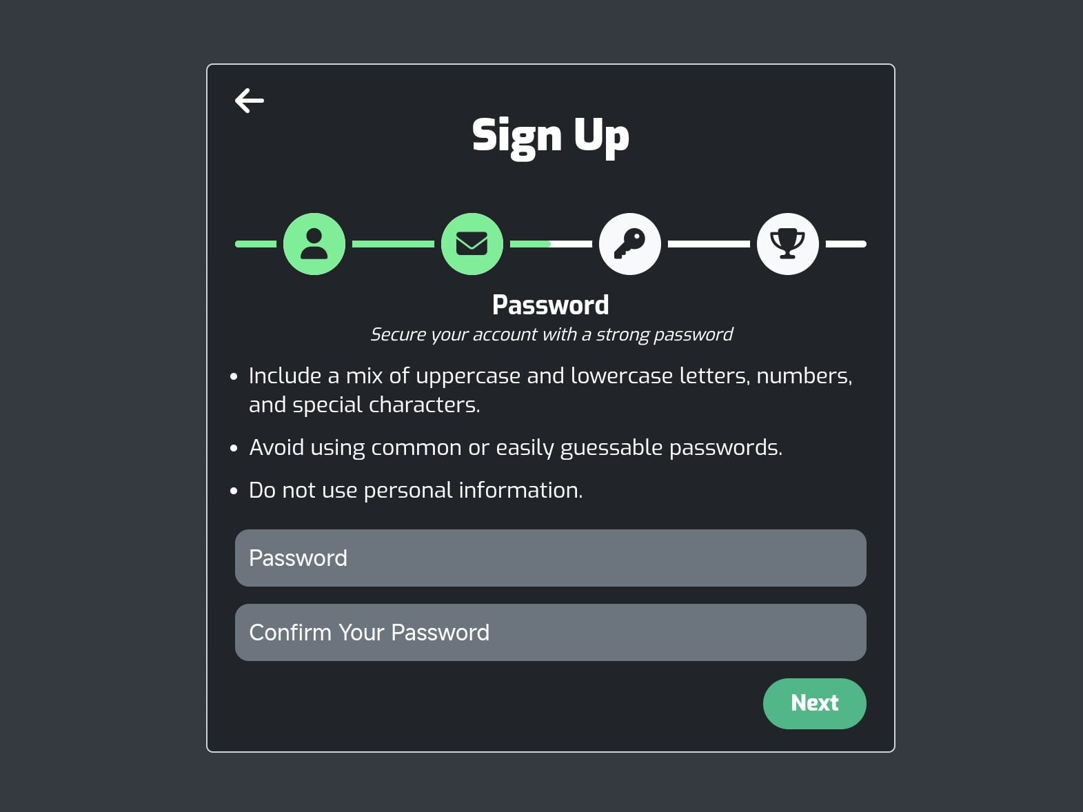 Create Modern Registration Form in HTML CSS JS