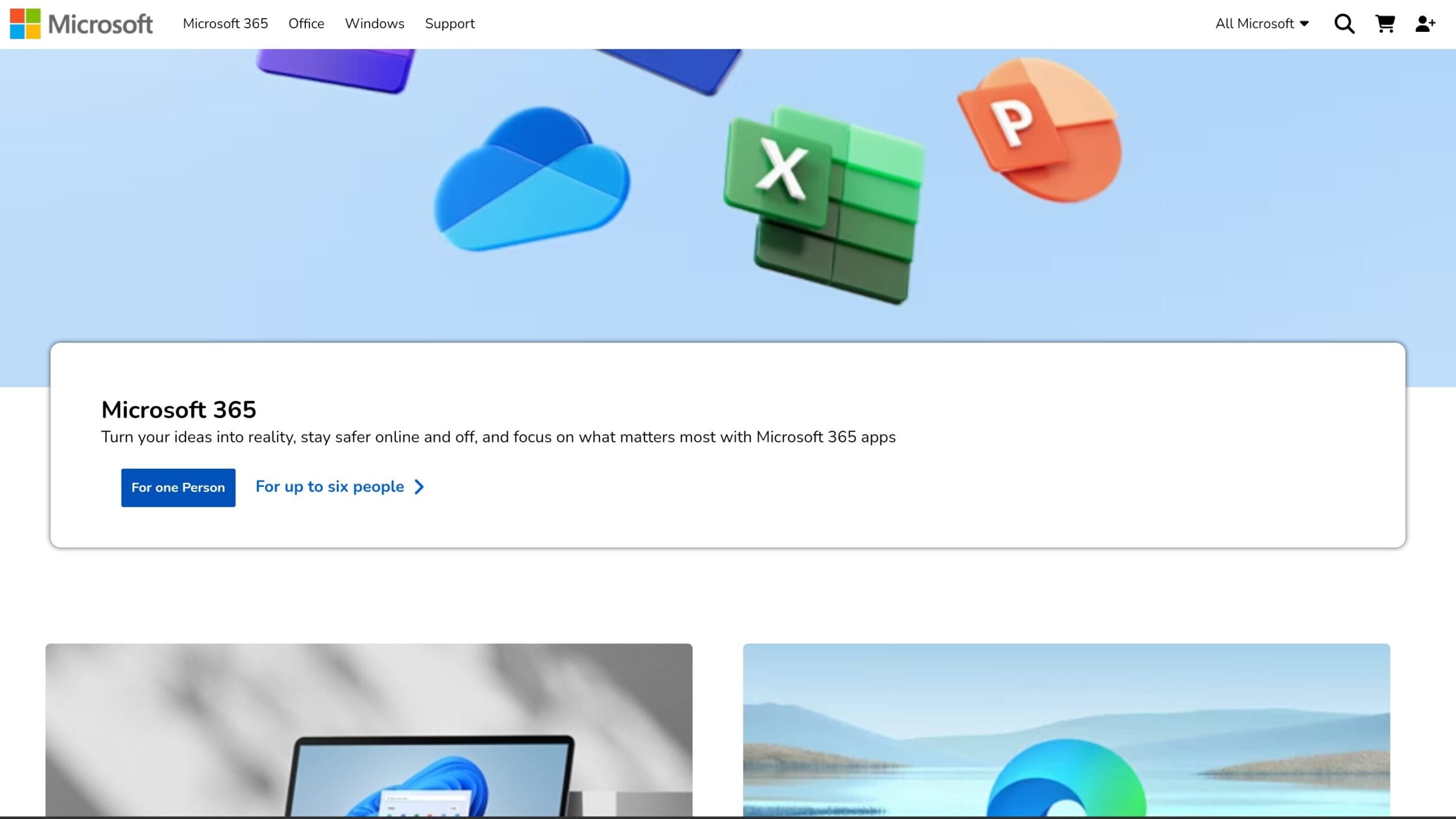 Responsive Redesign of Microsoft Website