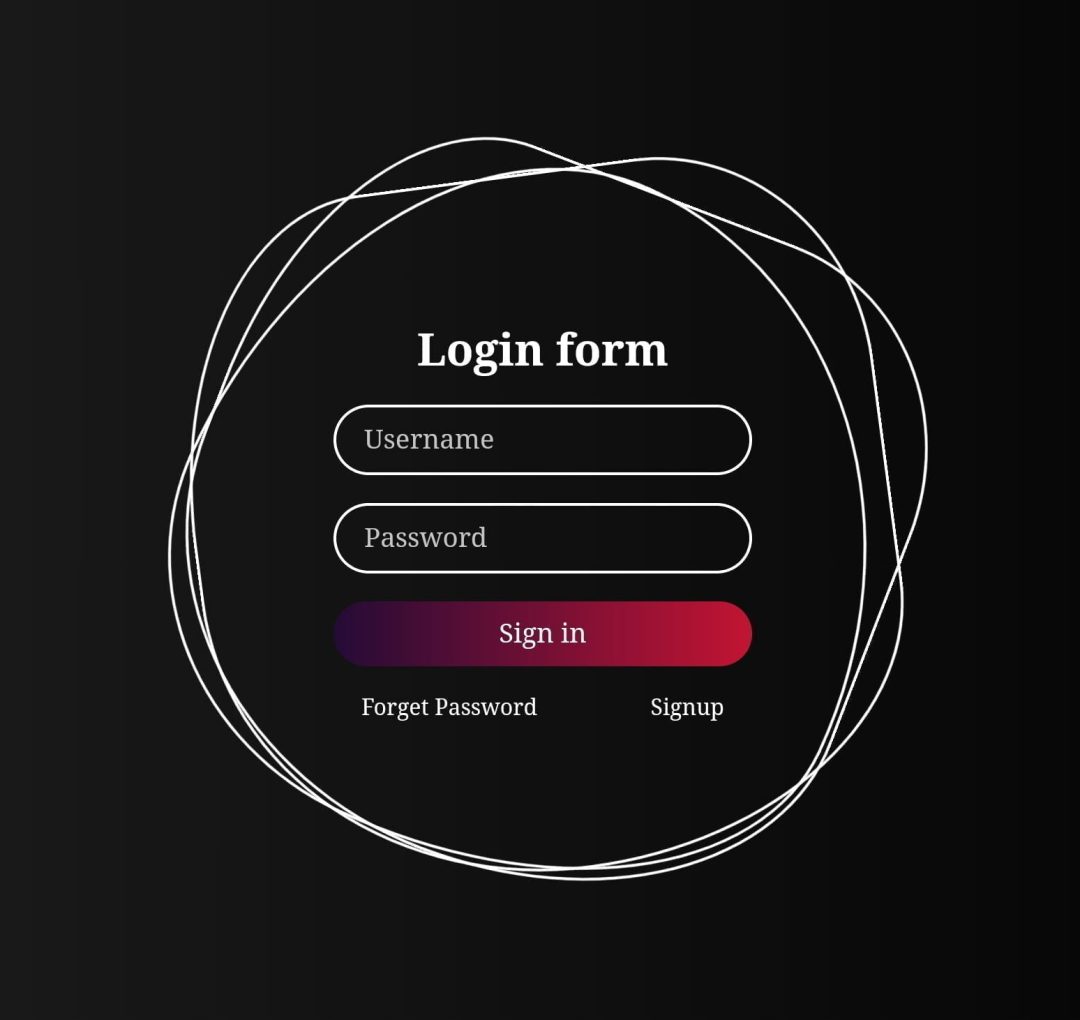 How to create a Login Form using HTML & CSS